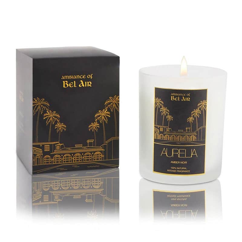Aurelia Geneve Amber 180g Scented Candle - Luxurious Aroma - 2