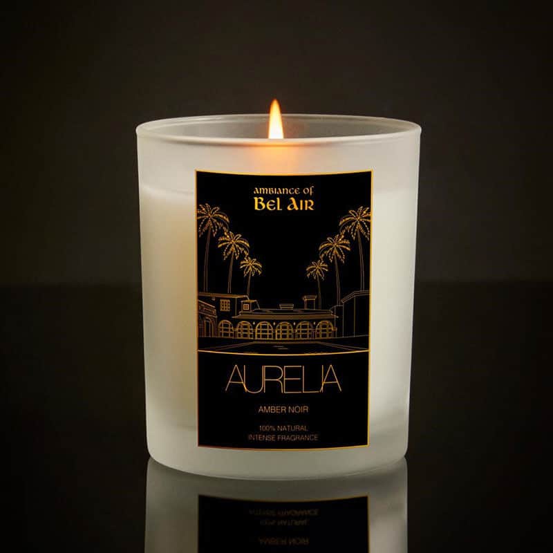 Aurelia Geneve Amber 180g Scented Candle - Luxurious Aroma - 3