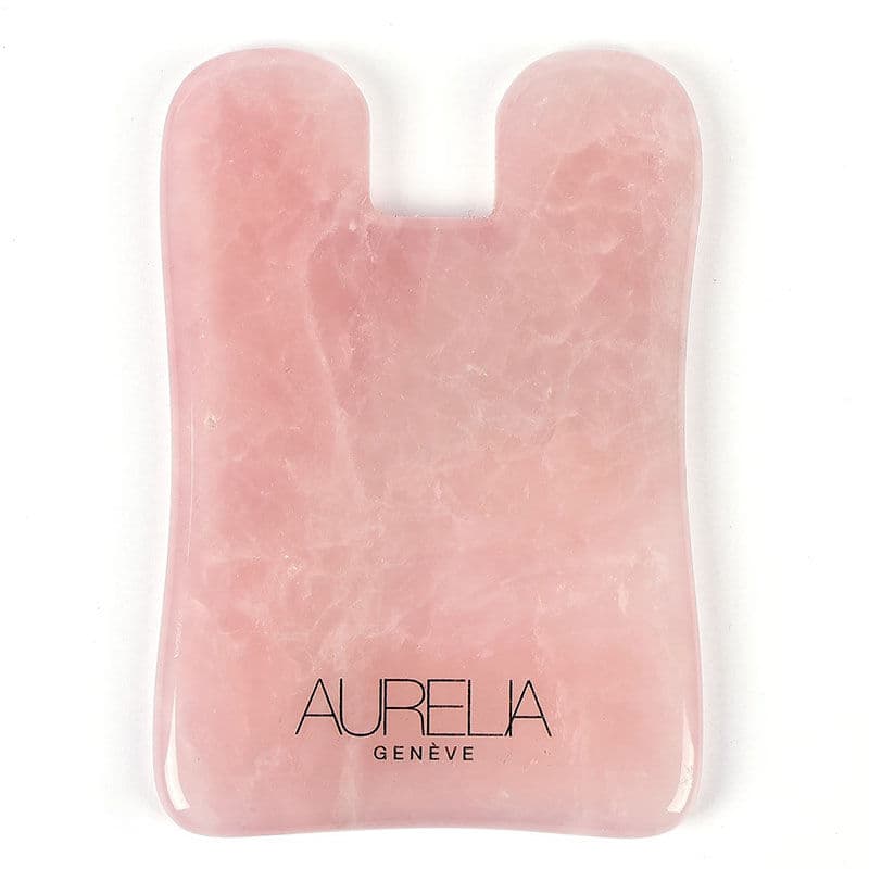 Aurelia Geneve Square Shaped Gua Sha Stone - Rose Quartz