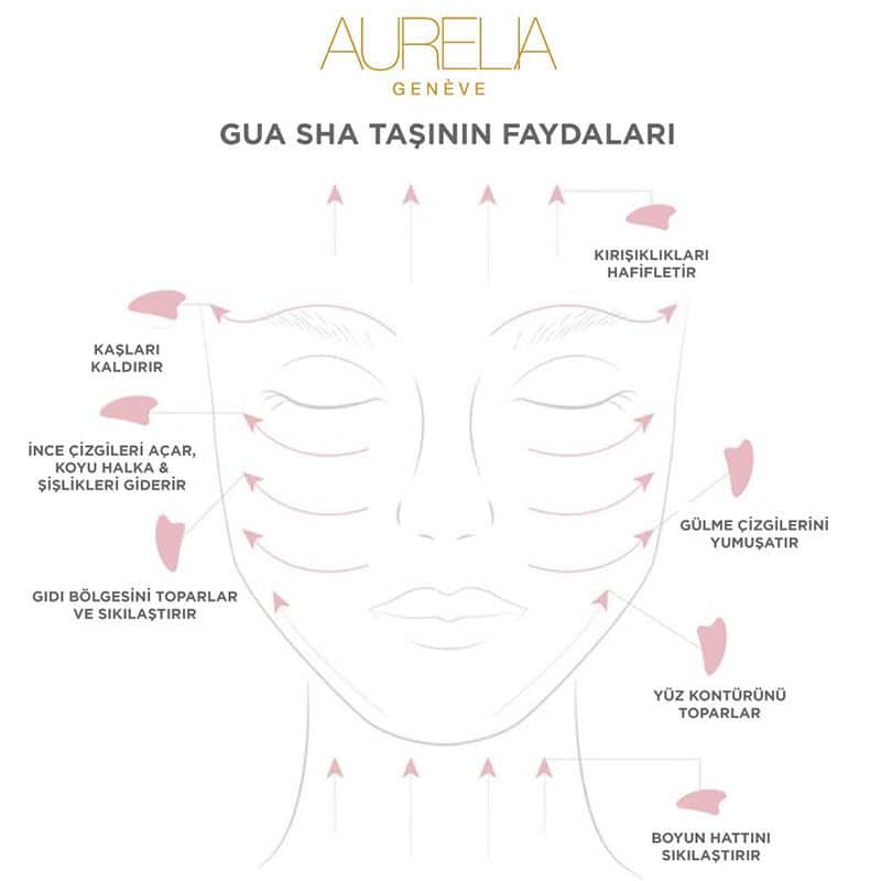 Aurelia Geneve Rose Quartz Wing Gua Sha Tool for Skincare - 2