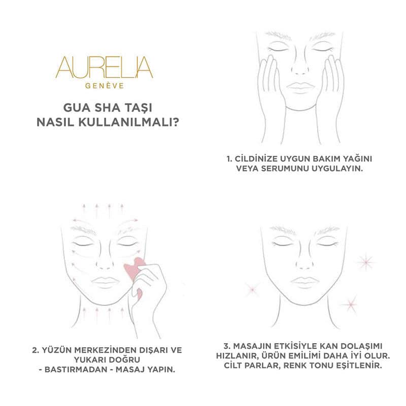 Aurelia Geneve Rose Quartz Wing Gua Sha Tool for Skincare - 4