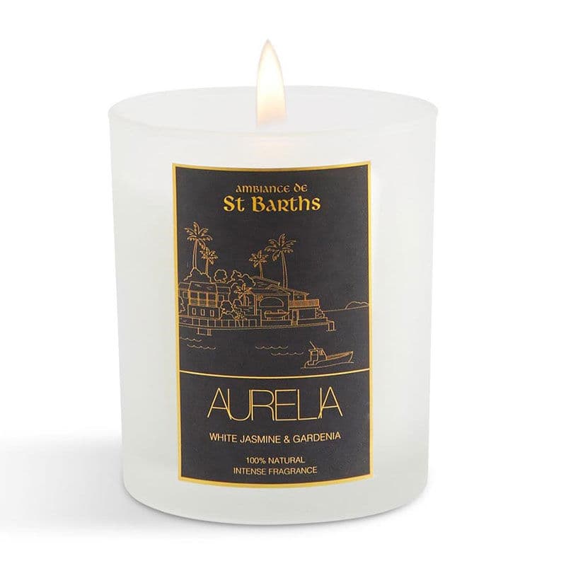 Aurelia Geneve Jasmine & Gardenia Candle - 180g Transparent