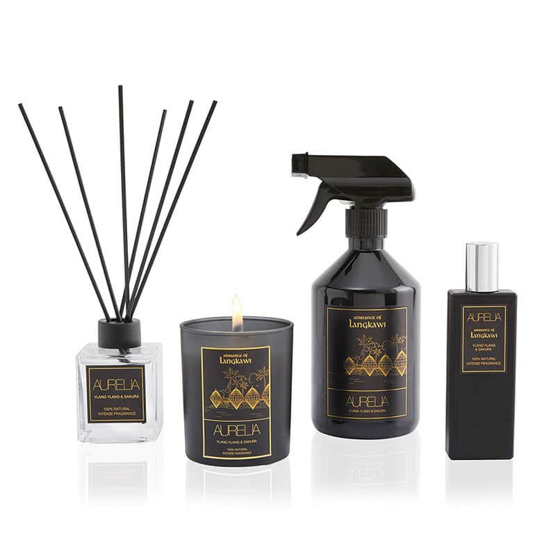 Aurelia Geneve Ylang Ylang & Sakura Blossom Candle 180g - 4