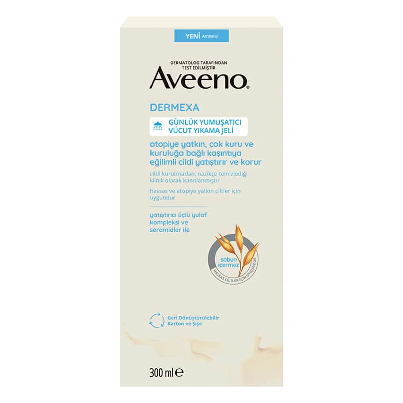 Aveeno Dermexa Emollient Body Wash Gel 300 ml - 1