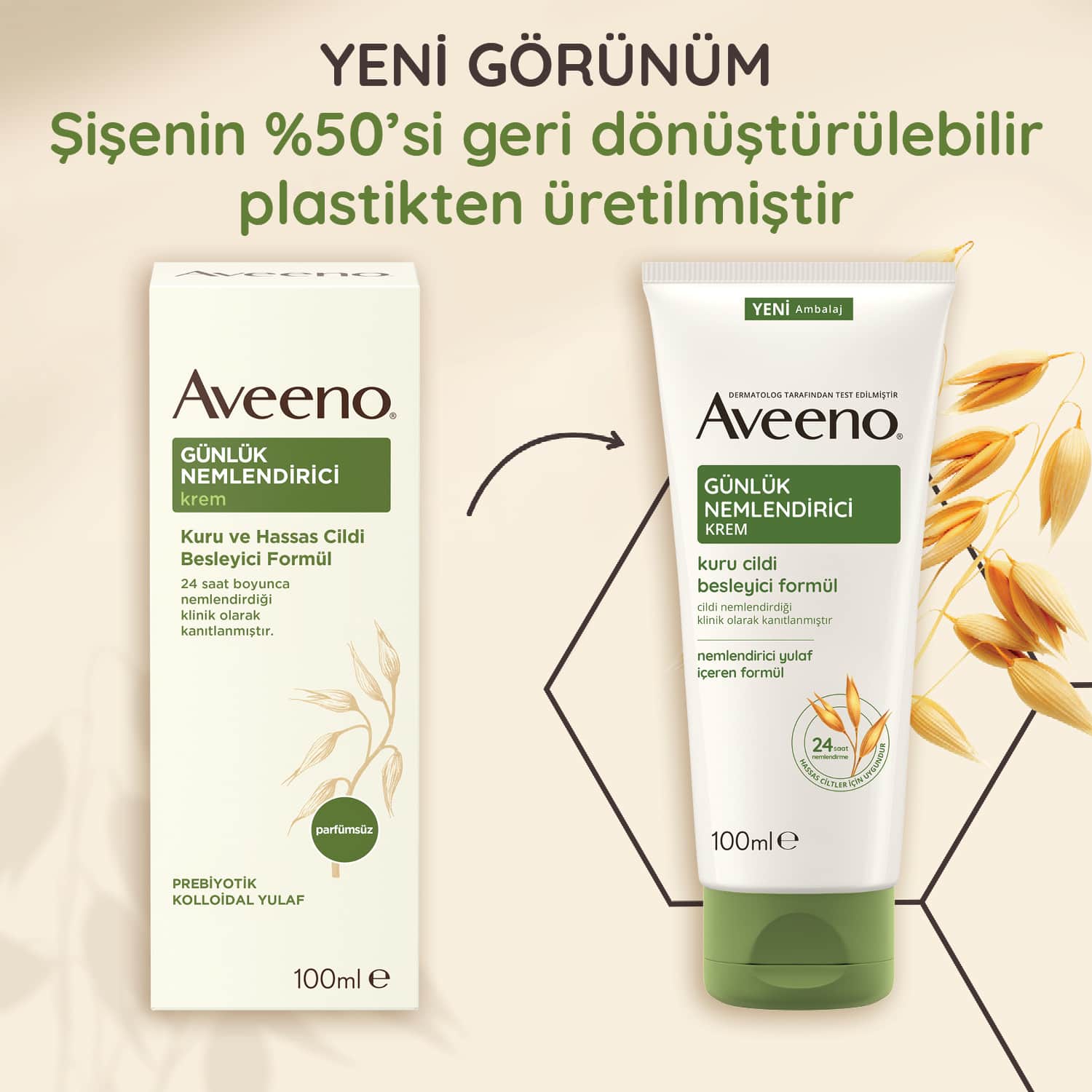 Aveeno Daily Moisturizing Cream 100 ml - 3