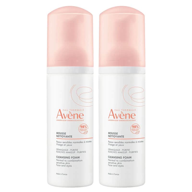 Avene Mousse Nettoyante Skin Cleansing Foam 2 x150 ml Set - 1