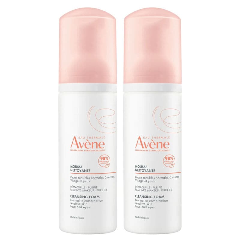 Avene Mousse Nettoyante Skin Cleansing Foam 2 x150 ml Set