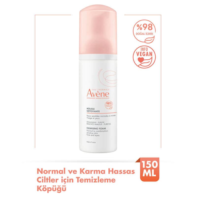 Avene Mousse Nettoyante Skin Cleansing Foam 2 x150 ml Set - 2