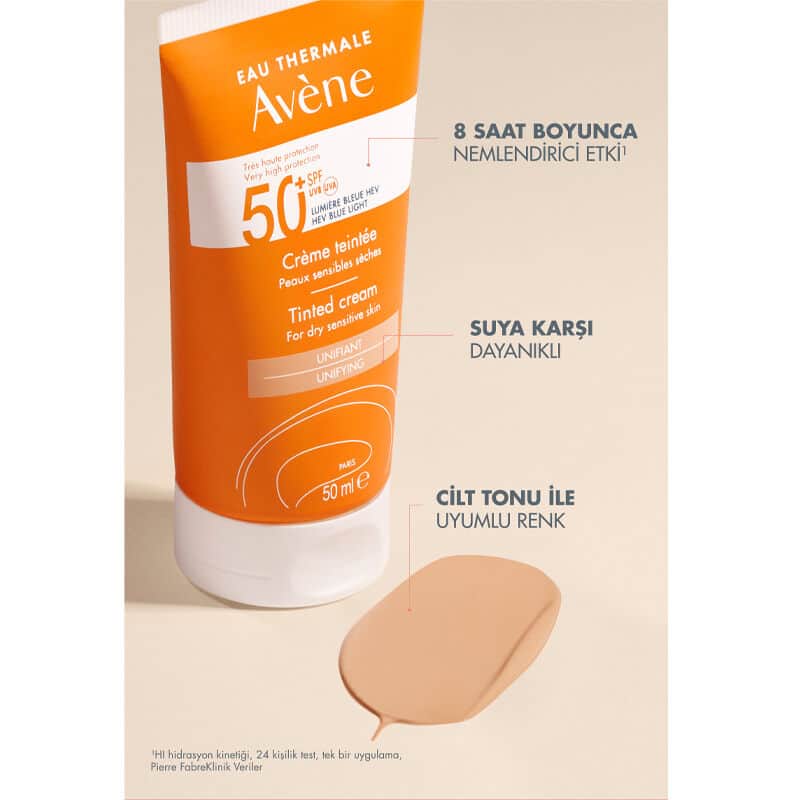 Avene Solaire Spf 50+ Tinted Sunscreen 50 ml - 3