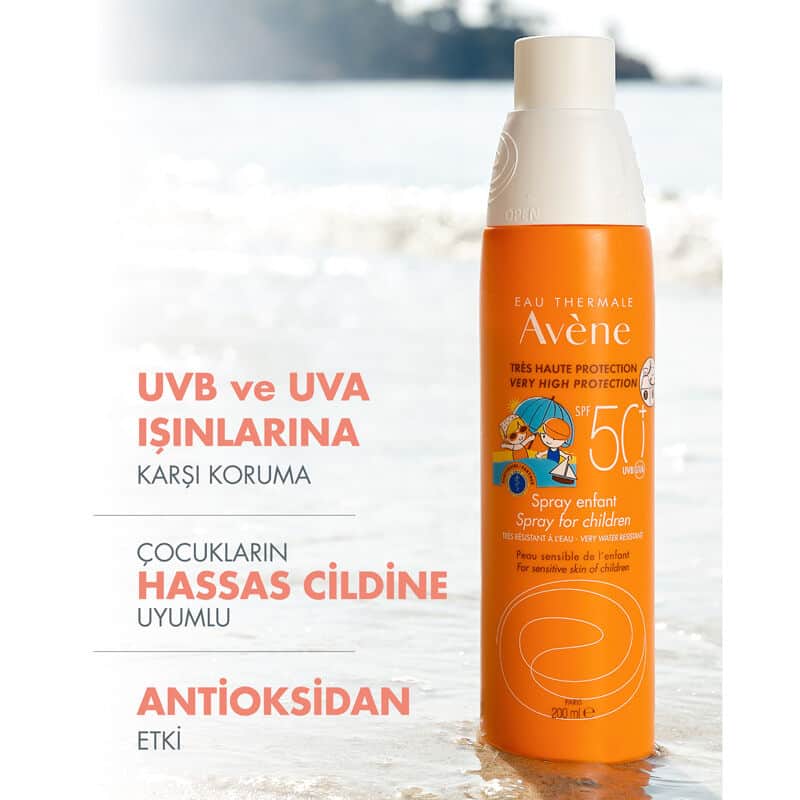 Avene Spf 50+ Children Sun Spray 200 ml - 3