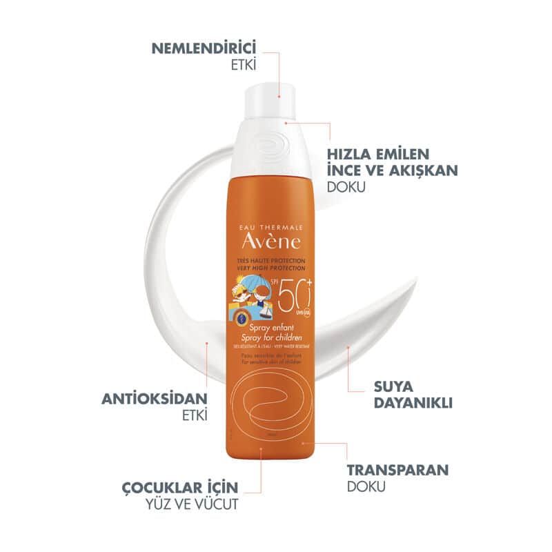 Avene Spf 50+ Children Sun Spray 200 ml - 4