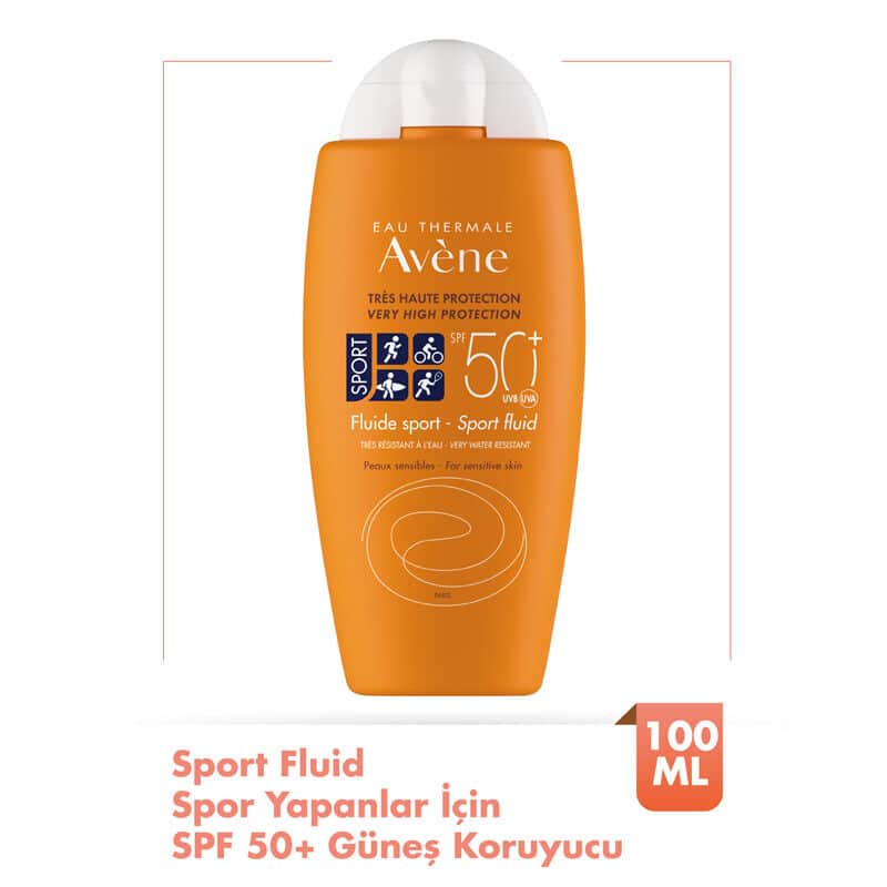 Avene Fluid Sport Sunscreen Cream Spf 50 100 ml - 2