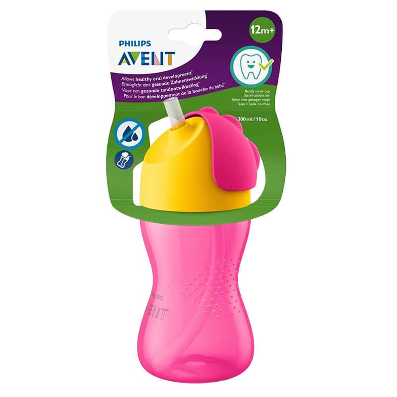 Philips Avent Glass With Straw 12+ Months 300 ml - Pink - 2