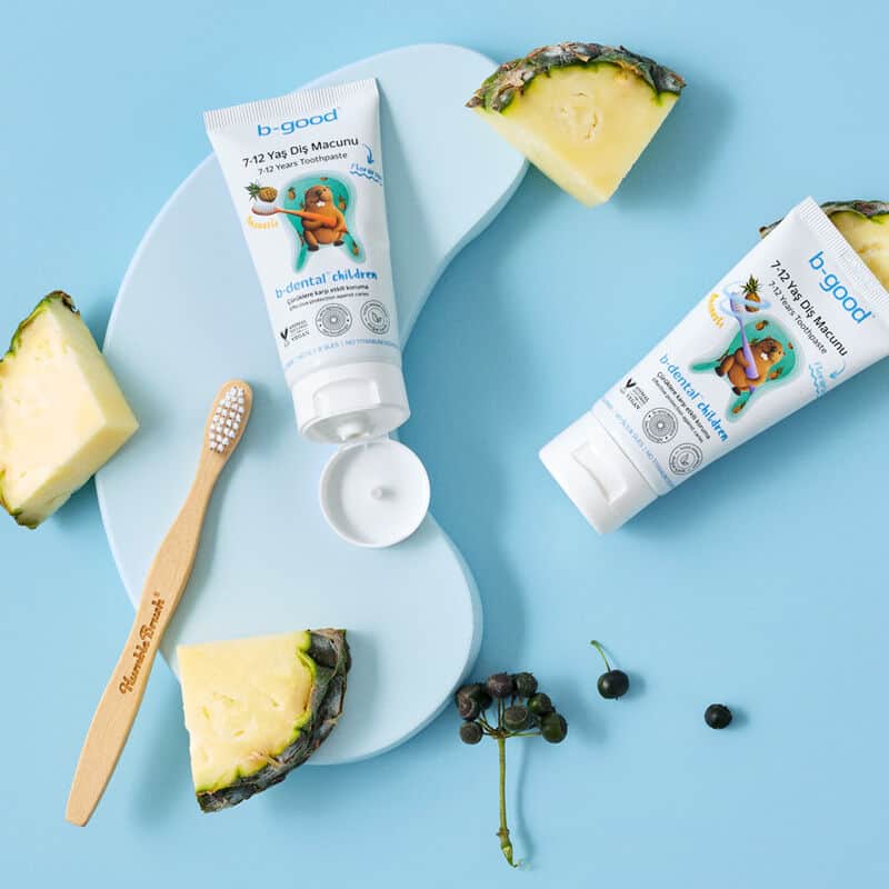 B-good B-dental 7-12 years Old Children's Toothpaste Fluoride-free Pineapple 50 ml - 3