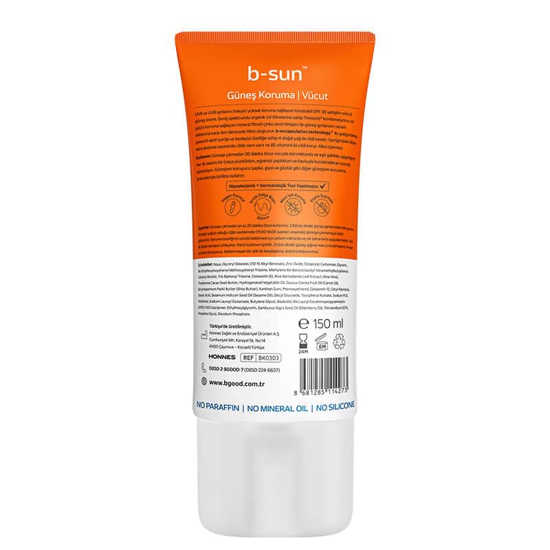 B-good B-sun Spf 30 body Sun Protection 150 ml - 3