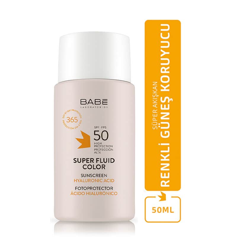 Babe Sun Spf 50 super Fluid Sunscreen 50 ml - Tinted - 2