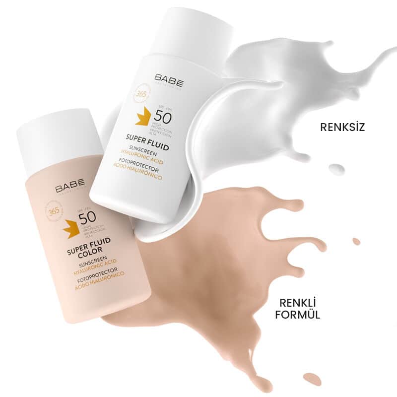 Babe Sun Spf 50 super Fluid Sunscreen 50 ml - Tinted - 3