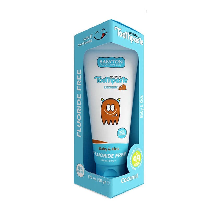 Babyton Organic Toothpaste For Babies And Children Coconut Flavor 50 gr
