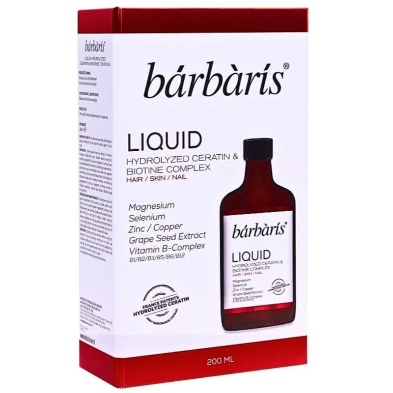 Barbaris Liquid Complex Containing Hydrolyzed Keratin And Biotin 200 ml