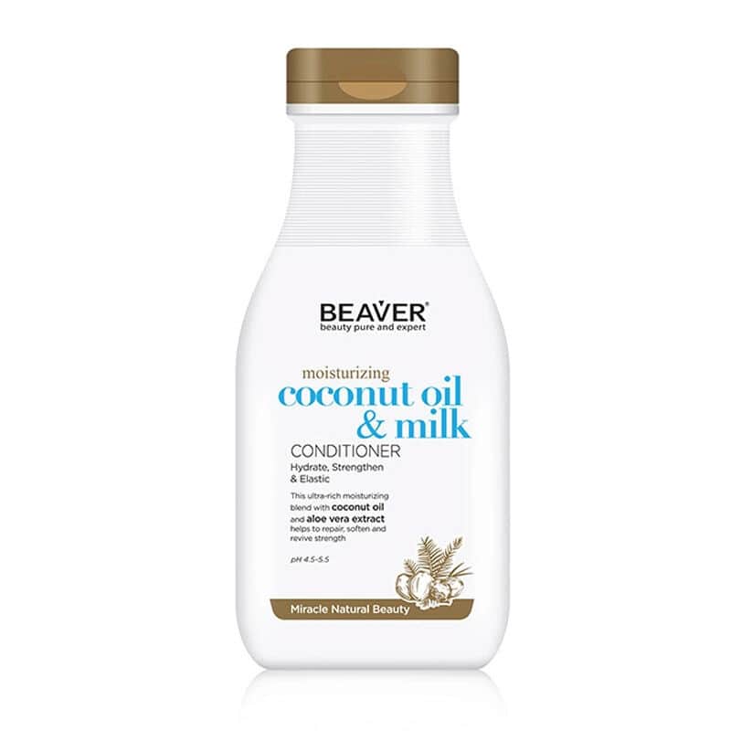 Beaver Coconut Oil Milk Moisturizing Hair Care Cream 350 ml - 1