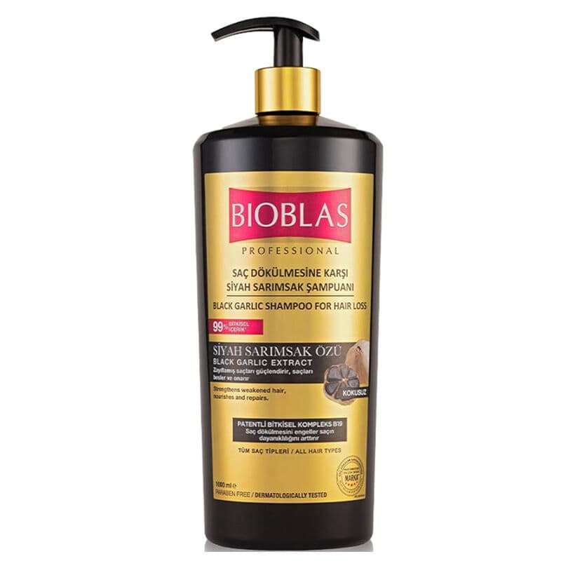 Bioblas Anti Hair Loss Black Garlic Shampoo 1000 ml