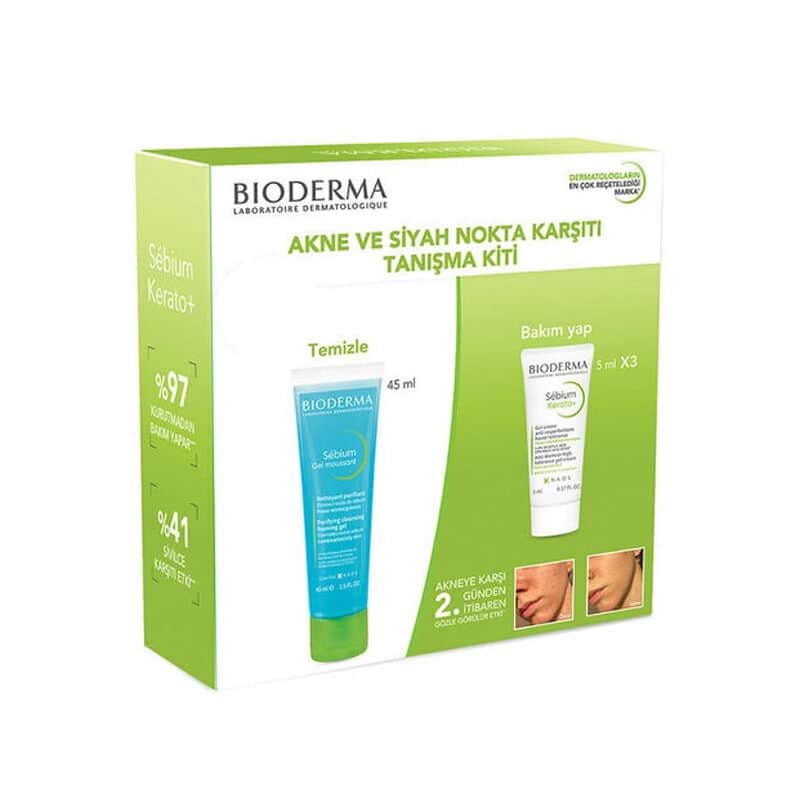 Bioderma Sebium Irregular Skin And Anti-blackhead Introduction Kit - 1