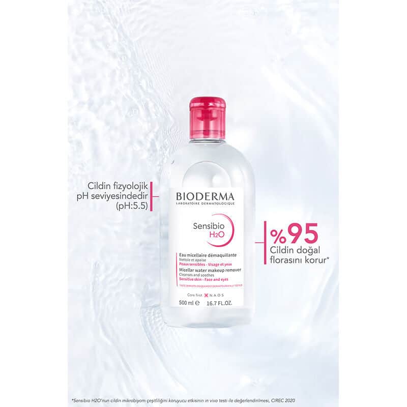 Bioderma Sensibio H2 o Face And Make-up Cleansing Water 850 ml - 4