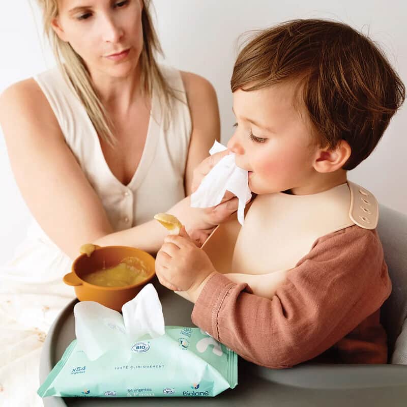 Biolane Organic Water-based Wipes 54 wipes - 3