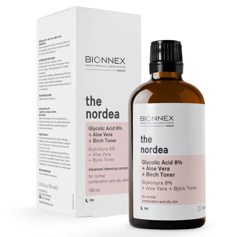 Bionnex The Nordea Glycolic Acid 8% + Aloe Vera + Birch Toner 100 ml - 2
