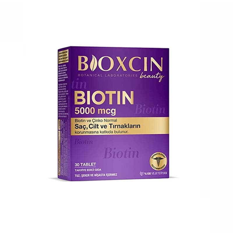 Bioxcin Biotin 5000 mcg Food Supplement 30 tablets