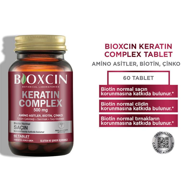 Bioxcin Keratin Complex 60 tablets - 4
