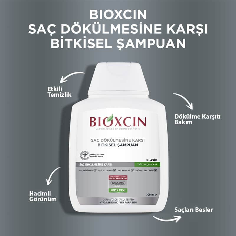 Bioxcin Genessis Classic Shampoo For Oily Hair 3 x300 ml - 2