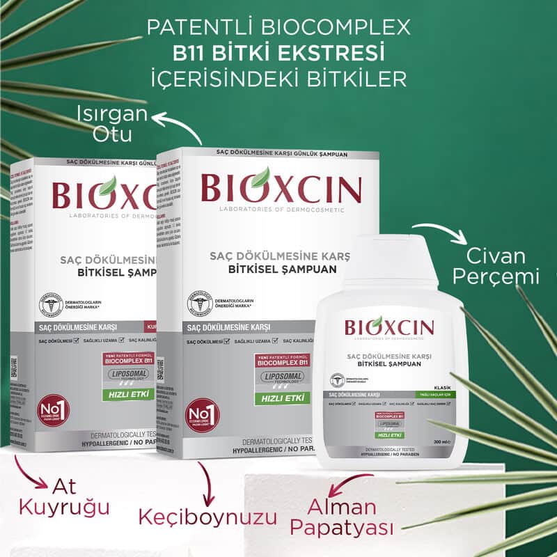 Bioxcin Genessis Classic Shampoo For Oily Hair 3 x300 ml - 4