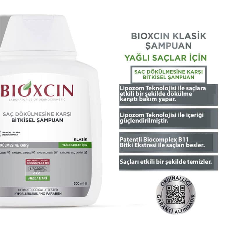 Bioxcin Genessis Classic Shampoo For Oily Hair 3 x300 ml - 3