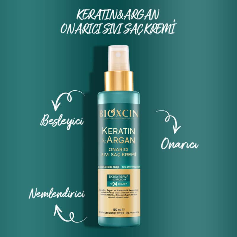 Bioxcin Keratin And Argan Repair Liquid Conditioner 150 ml - 3