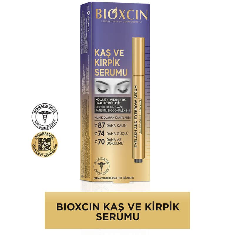 Bioxcin Collagen And Hyaluronic Acid Eyebrow And Eyelash Serum 3 ml - 3