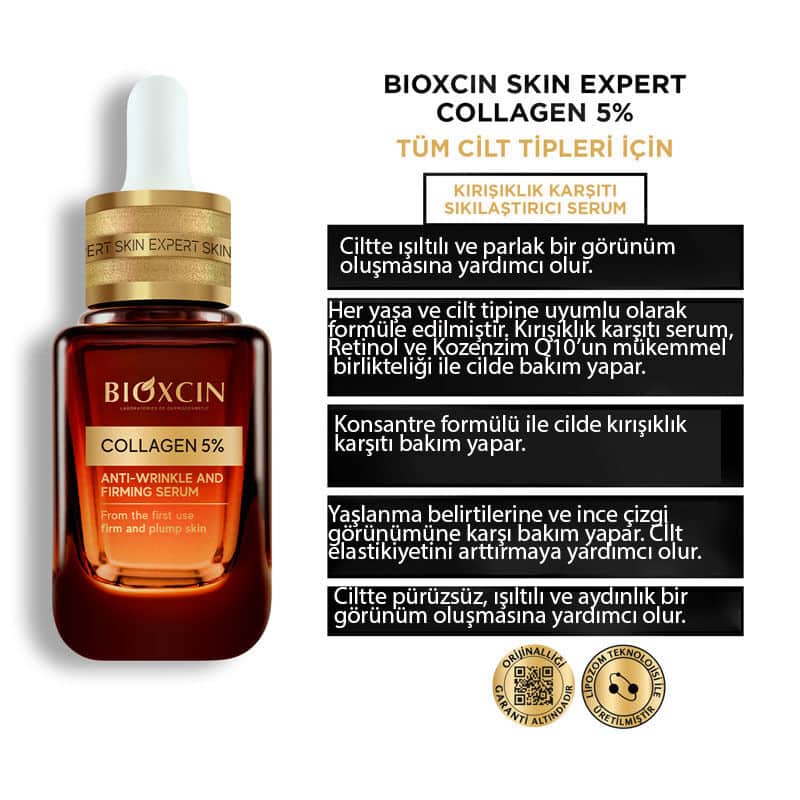Bioxcin Collagen 5% Anti-wrinkle Firming Serum 30 ml - 4