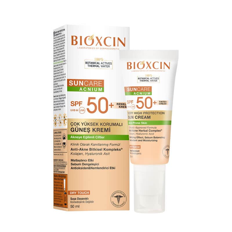 Bioxcin Suncare Acnium Tinted Spf50+ Sun Cream 50 ml - 2