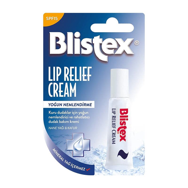 Blistex Lip Relief Cream SPF 15 - Moisturizing 6 ml Tube