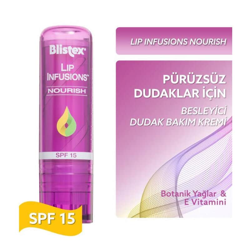 Blistex Smooth Lips Care Lip Infusions Nourish Spf15 3.7 gr - 2