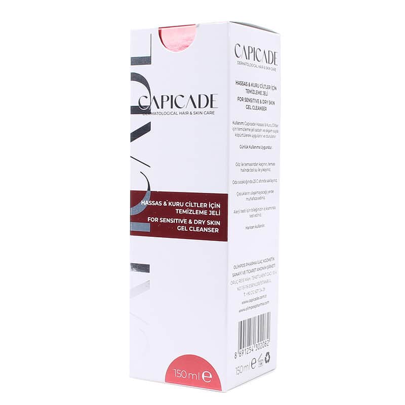 Capicade Cleansing Gel For Sensitive And Dry Skin 150 ml - 2
