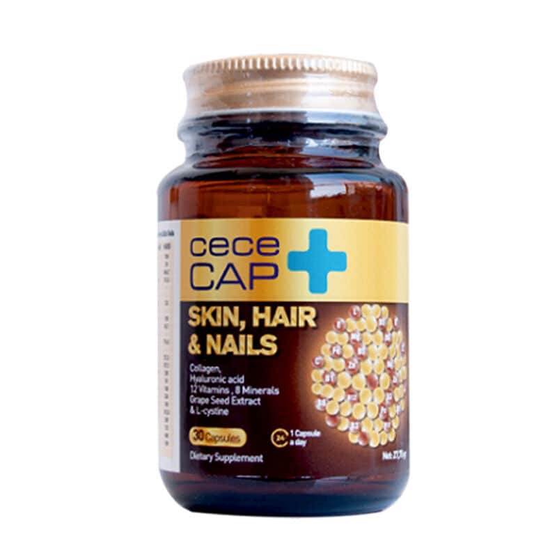 Cececap Skin Hair Nails Food Supplement 30 capsules - 1