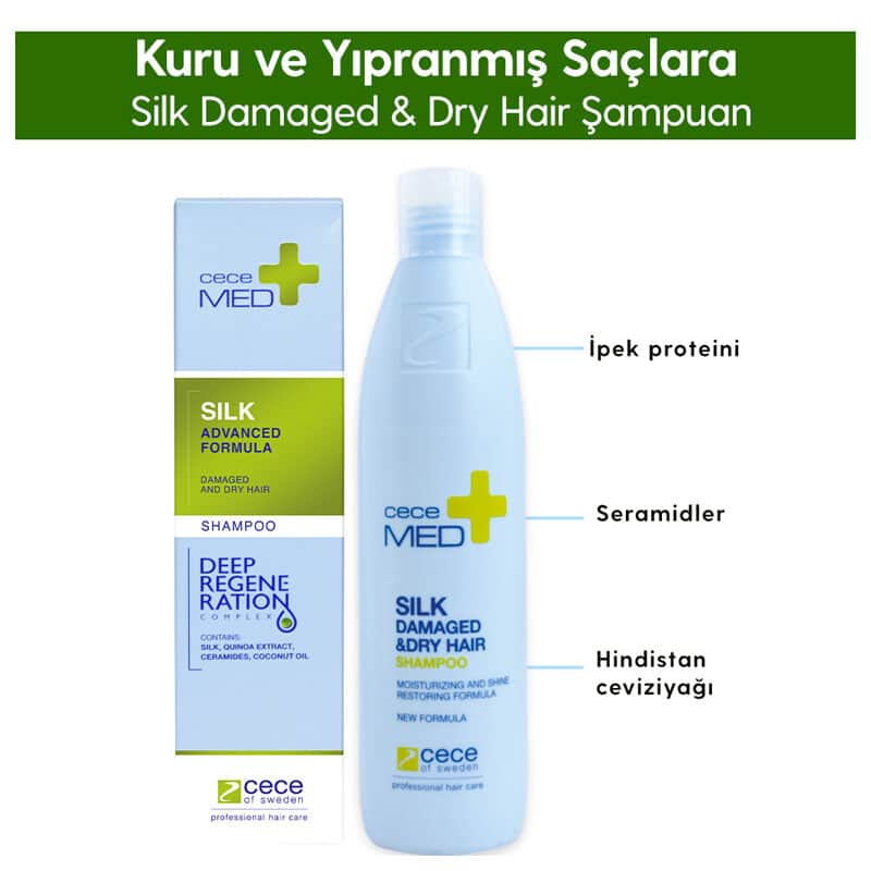 Cecemed Shampoo For Dry, Damaged And Dyed Hair 300 ml - 2