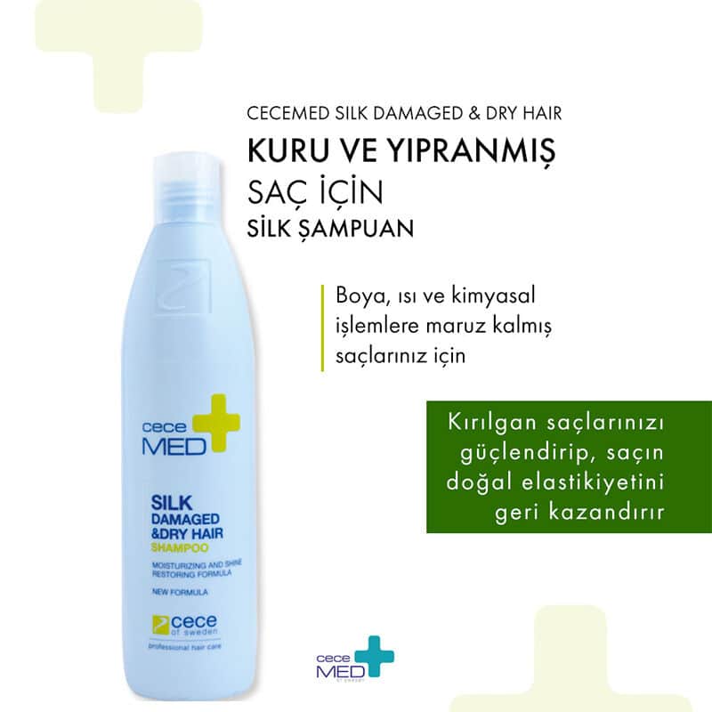 Cecemed Shampoo For Dry, Damaged And Dyed Hair 300 ml - 3