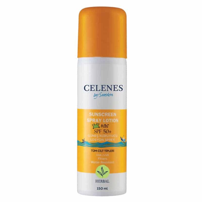 Celenes By Sweden Kids Spf+50 sunscreen Lotion Spray 150 ml