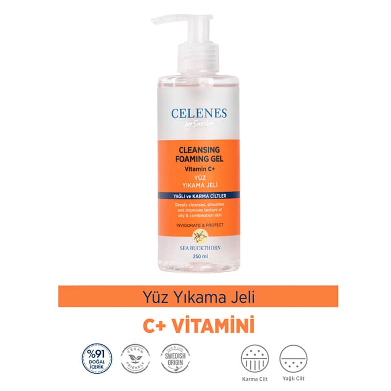 Celenes By Sweden Sea Buckthorn Face Wash Gel 250 ml - 2
