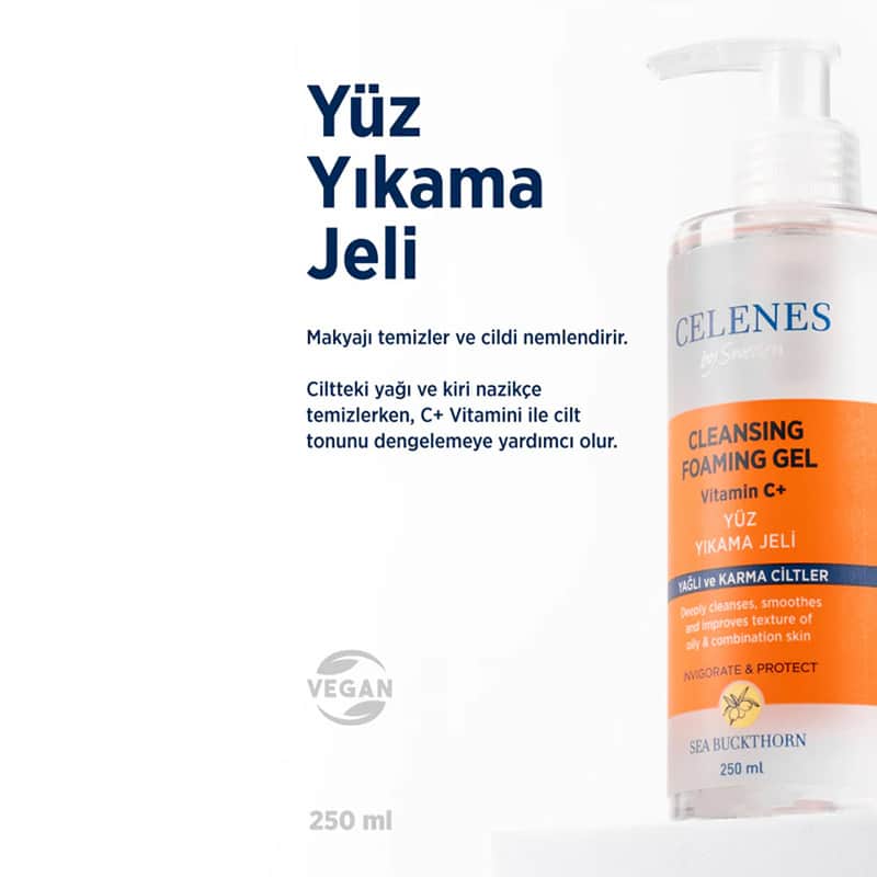 Celenes By Sweden Sea Buckthorn Face Wash Gel 250 ml - 3