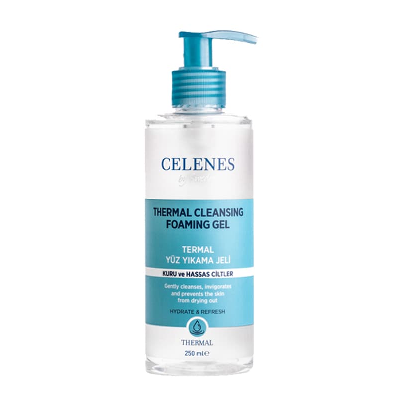 Celenes By Sweden Thermal Face Wash Gel 250 ml - Dry And Sensitive Skin