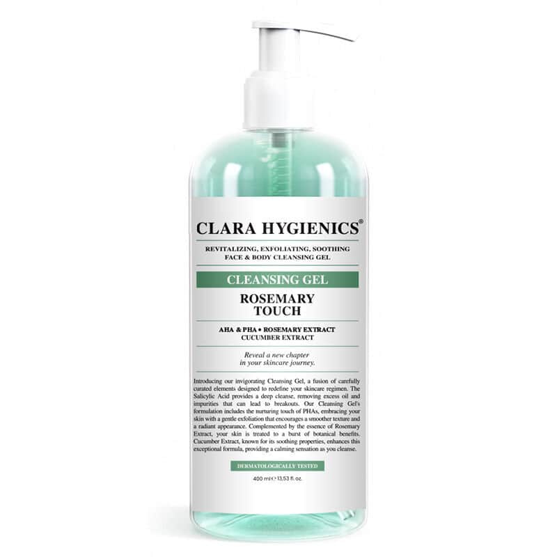 Clara Hygienics Rosemary Touch Pha Facial Cleansing Gel 400 ml - 1