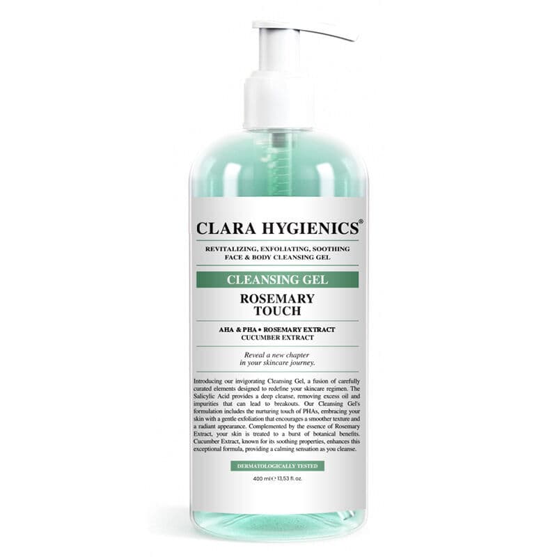 Clara Hygienics Rosemary Touch Pha Facial Cleansing Gel 400 ml